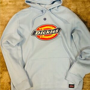 Dickies Pastel Blue Pullover Hoodie with Bold Logo